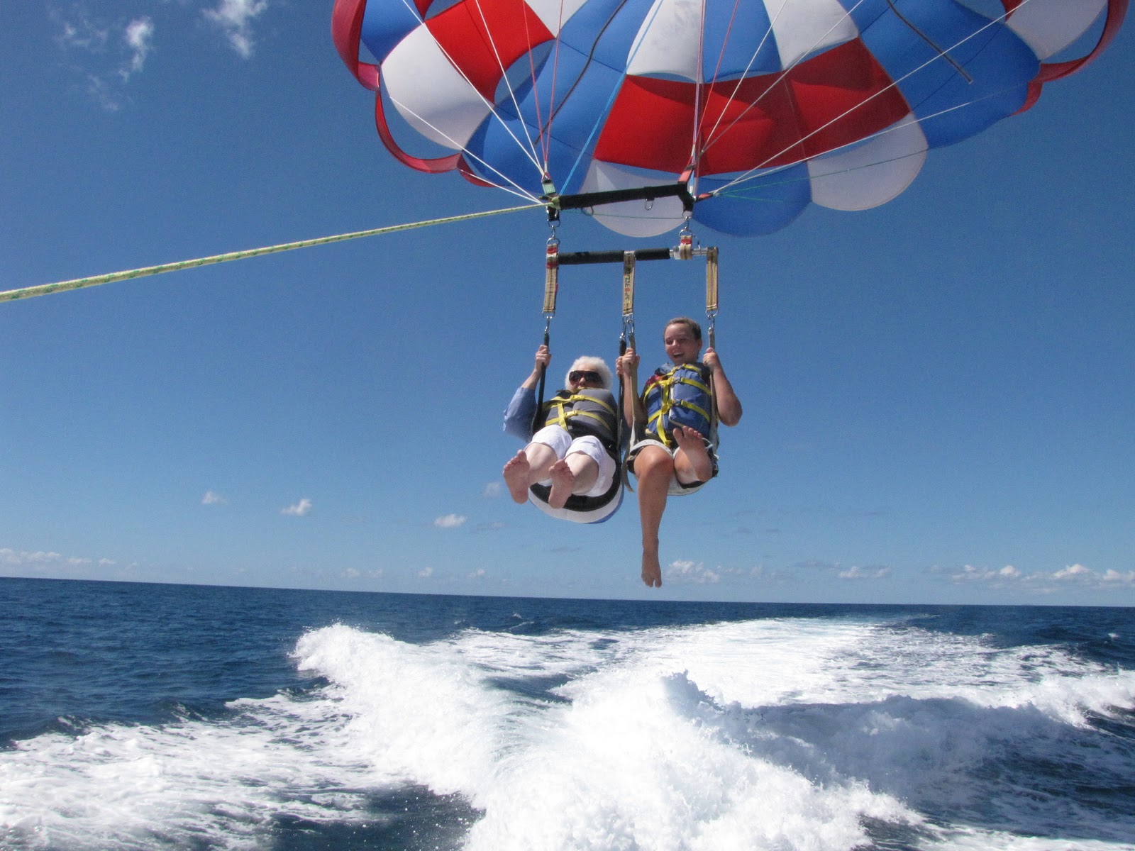 Parasailing in Potos Thassos